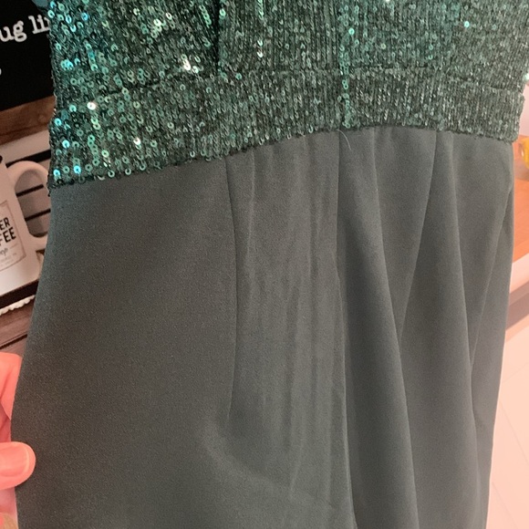 Green Holiday Christmas Pants Romper - Picture 9 of 11